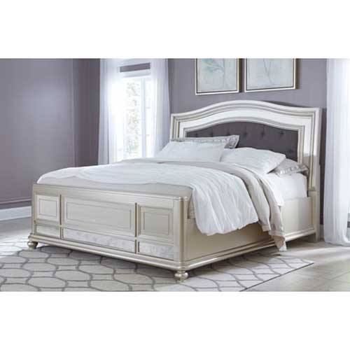 Signature Design by Ashley Coralayne Queen Upholstered Panel Bed