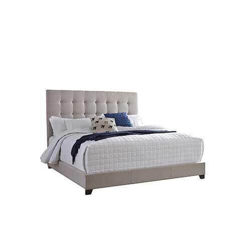 Signature Design by Ashley Dolante Queen Tufted Upholstered Bed - Beige
