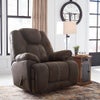 Signature Design by Ashley Warrior Fortress Power Rocker Recliner - Coffee
