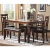 Signature Design by Ashley Bennox 6-Piece Dining Table Set