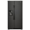 Whirlpool Black 21 Cu. Ft. Side-by-Side Refrigerator 