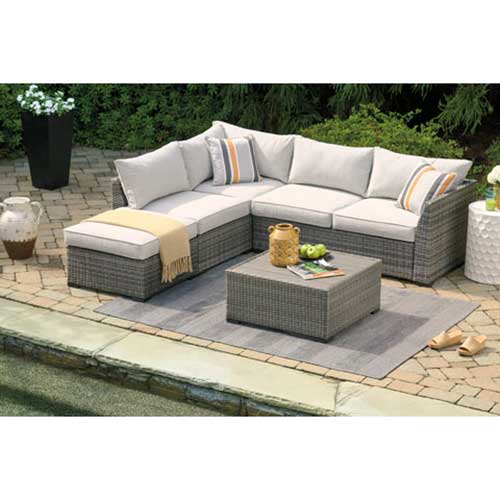Signature Design by Ashley Cherry Point 4-Piece Outdoor Sectional Set