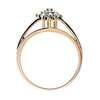 Womens 10K White Gold 1/6 CT.T.W. Diamond Fashion Ring