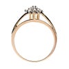 Womens 10K White Gold 1/6 CT.T.W. Diamond Fashion Ring
