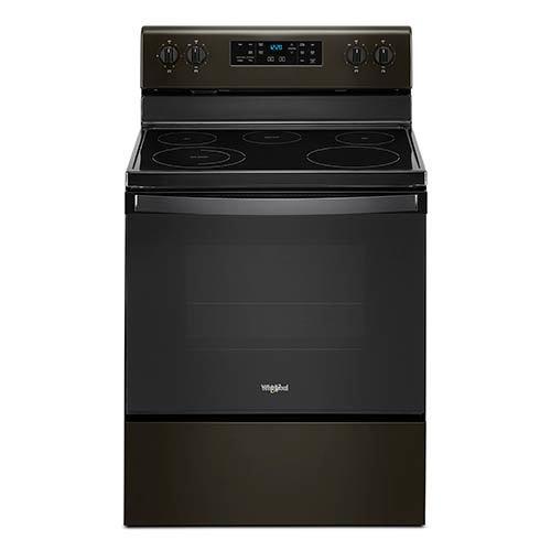 Whirlpool Black Stainless 5.3 Cu. Ft. Smooth-Top Freestanding Electric Range