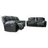 Signature Design by Ashley Earhart-Slate Reclining Sofa and Loveseat