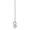 Womens 14K White Gold 1/4 CT.T.W. Round Lab-Created Diamond Solitaire Necklace