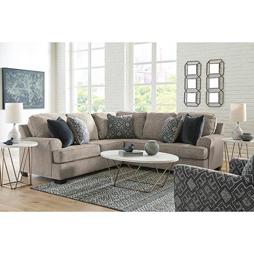 Signature Design by Ashley Bovarian-Stone 2-Piece Sectional and Accent Chair 