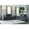 Signature Design by Ashley Abinger-Smoke Sofa and Loveseat