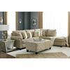 Signature Design by Ashley Dovemont-Putty RAF Sofa Chaise with Ottoman