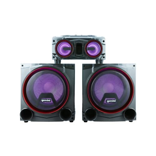 Gemini Home Party System Dual 12" Woofers display image
