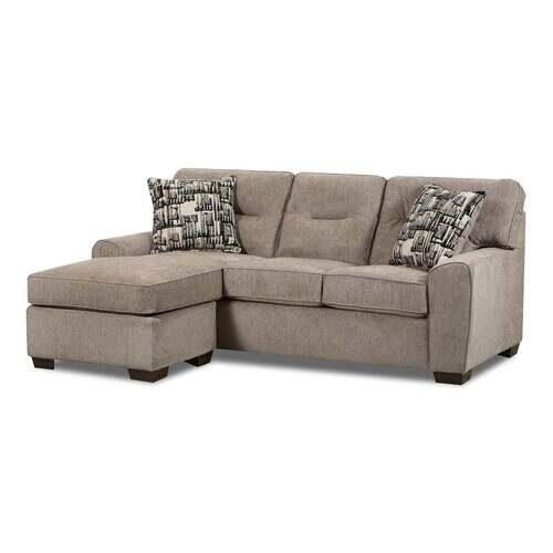 Lane Furniture Driscoll Sofa & Chaise - Cappuccino