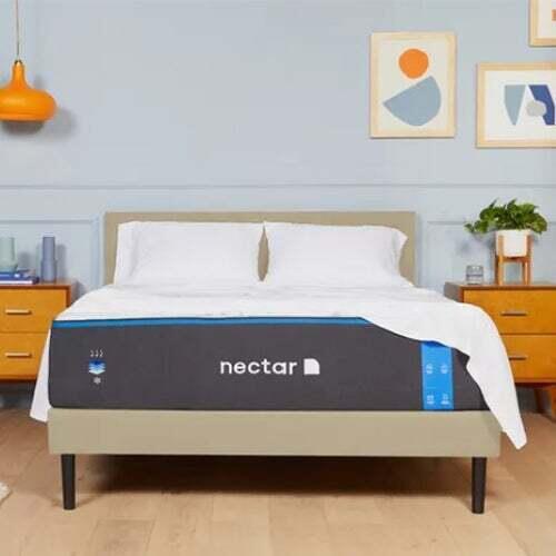 Nectar Full Upholstered Platform Bed - Linen