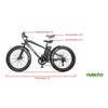 Nakto Cruiser Fat Tire E-bike 26