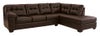 Signature Design by Ashley Donlen-Chocolate 2-Piece Sectional with RAF Chaise
