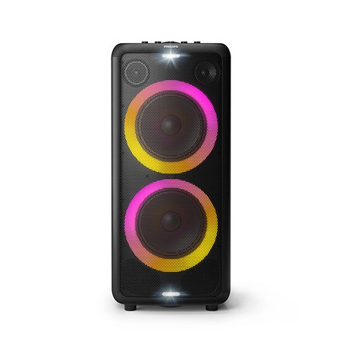 Philips TAX52067/37 Portable Bluetooth Party Speaker with Dual Woofers display image