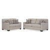Signature Design by Ashley Mahoney Sofa and Loveseat in Pebble 