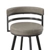 2PC Gene Counter Height Chairs in Gray
