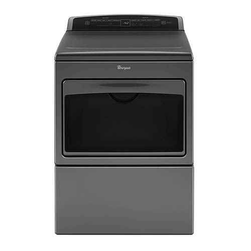 Whirlpool Chrome 7.4 Cu. Ft. Electric Dryer with Hamper Door