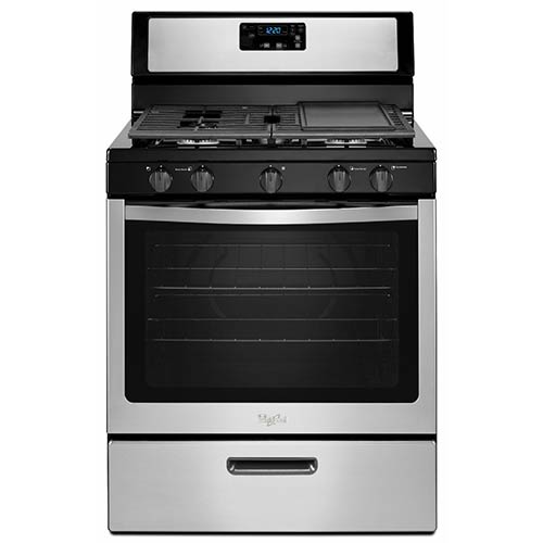 Whirlpool Stainless 5.1 Cu. Ft. Freestanding Gas Range