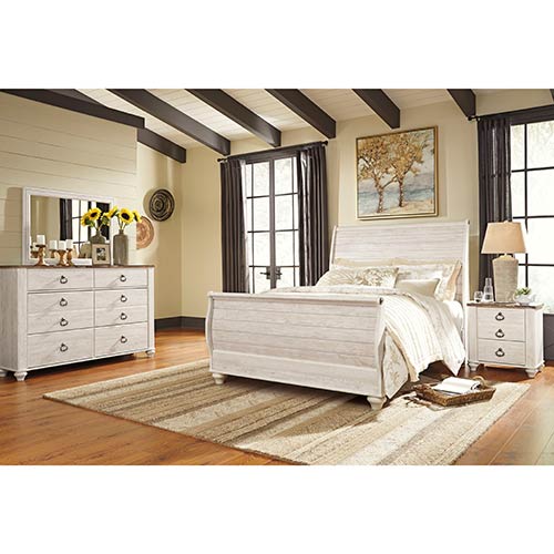 Signature Design by Ashley Willowton 6-Piece Queen Bedroom Set display image
