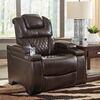Signature Design by Ashley Warnerton-Chocolate Power Reclining Sofa and Recliner 