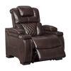 Signature Design by Ashley Warnerton-Chocolate Power Reclining Sofa and Recliner 