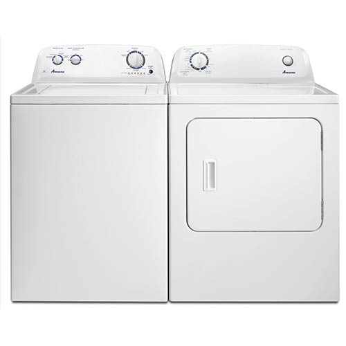 Amana 3.5 Cu. Ft. Washer + 6.5 Cu. Ft. Electric Dryer