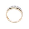 Mens 10K Gold Genuine 5-Stone Accent Diamond Ring